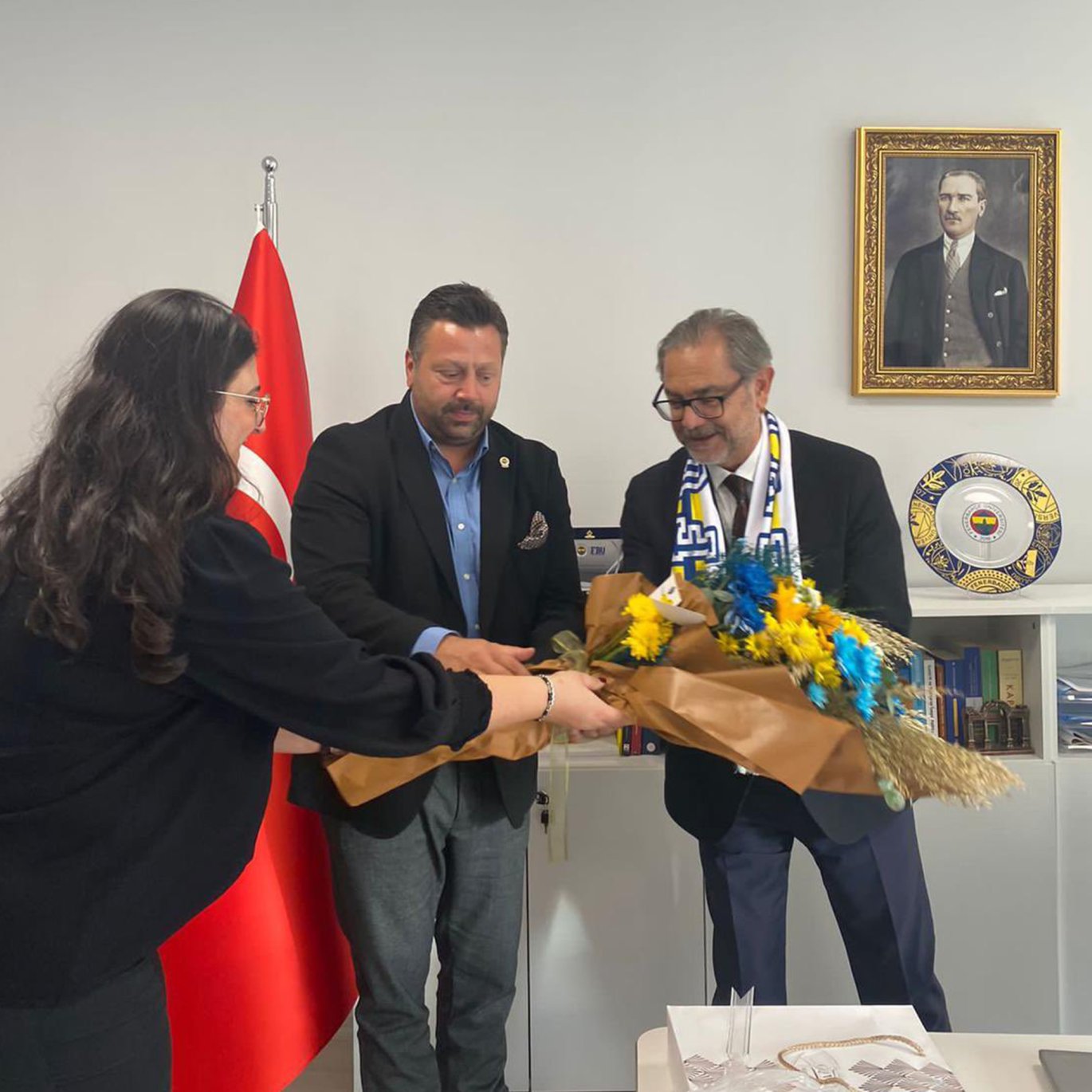 Fenerbahçe Üniversitesi Rektör Yardımcısı Ahmet Selamoğlu Ziyareti