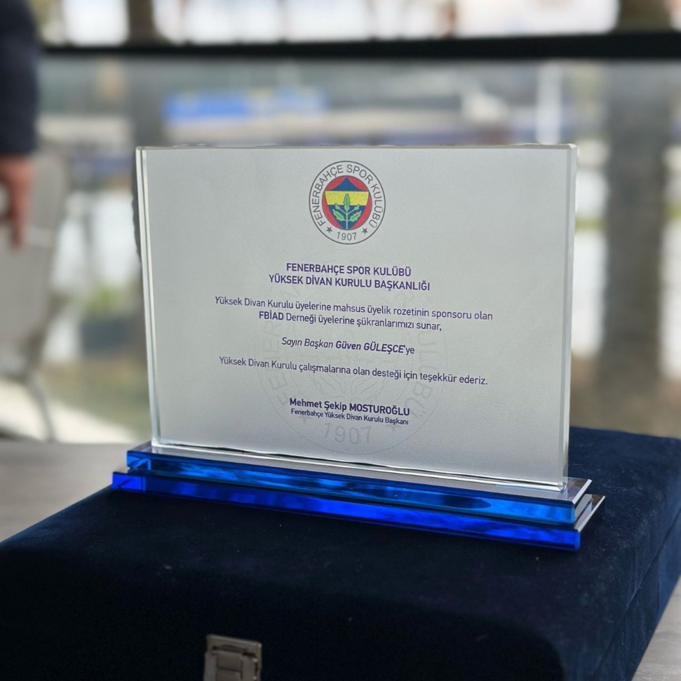 Kulübümüzden Derneğimize Plaket Takdimi!