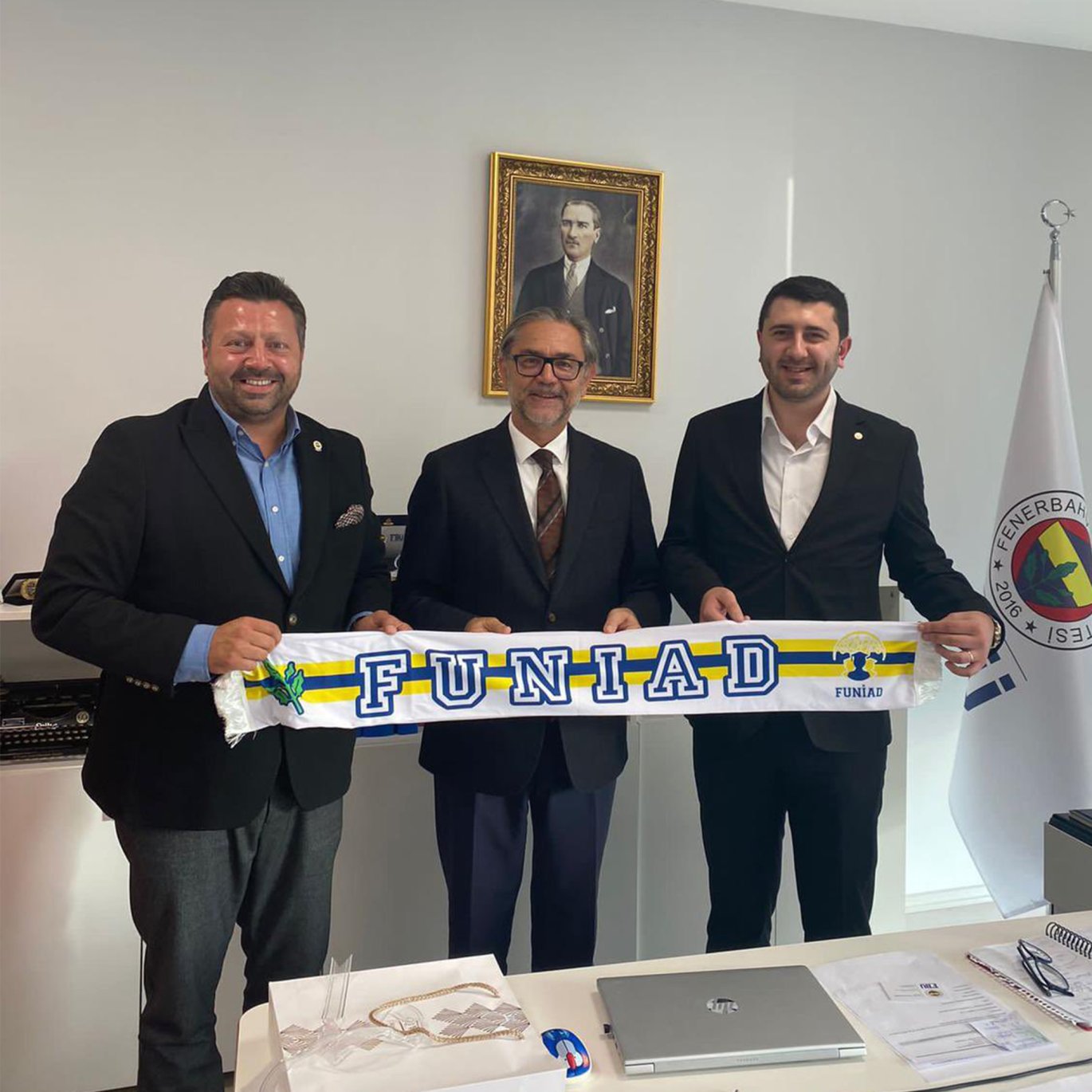Fenerbahçe Üniversitesi Rektör Yardımcısı Ahmet Selamoğlu Ziyareti