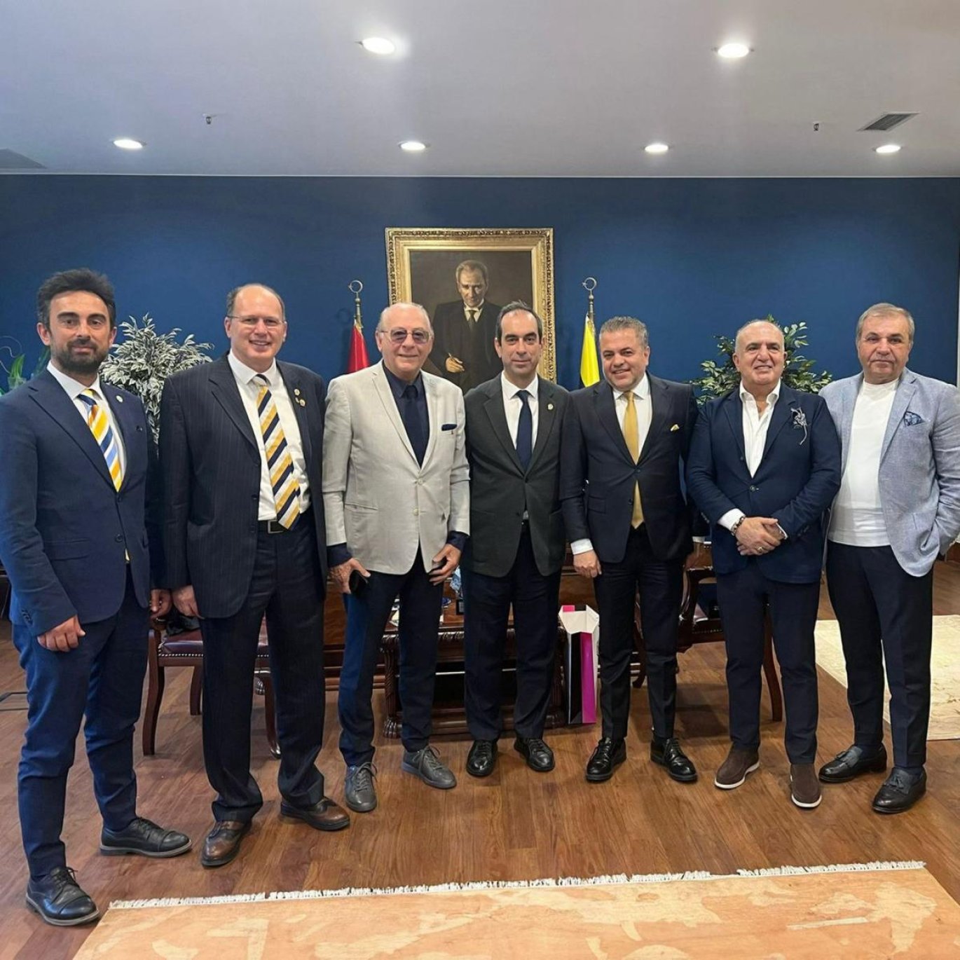 Yüksek Divan Kurulu Başkanı Şekip Mosturoğlu Ziyareti