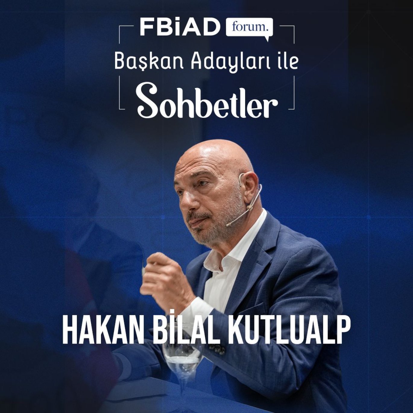 Başkan Adayları ile Sohbetler Etkinliğimizde Hakan Bilal Kutlualp'i Ağırladık