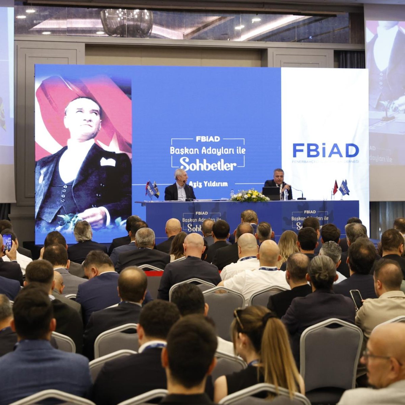 Başkan Adayları İle Sohbetler Etkinliğimizde Aziz Yıldırım’ı Ağırladık