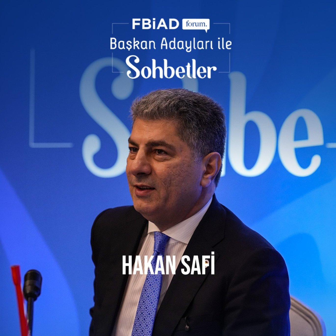 FBİAD Forum “Başkan Adayları ile Sohbetler” programımızda Sayın Hakan Safi'yi ağırladık.