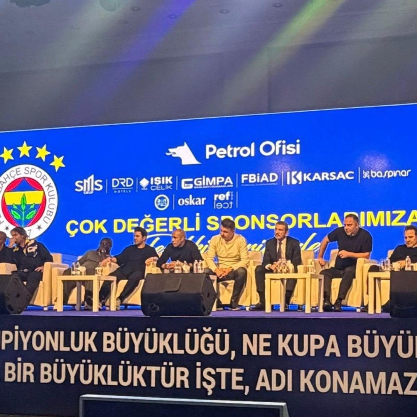 Efsanelerimizin Onurlandırdığı Basın Toplantısının Sponsorlarından Biri Olmanın Gururunu Yaşıyoruz!
