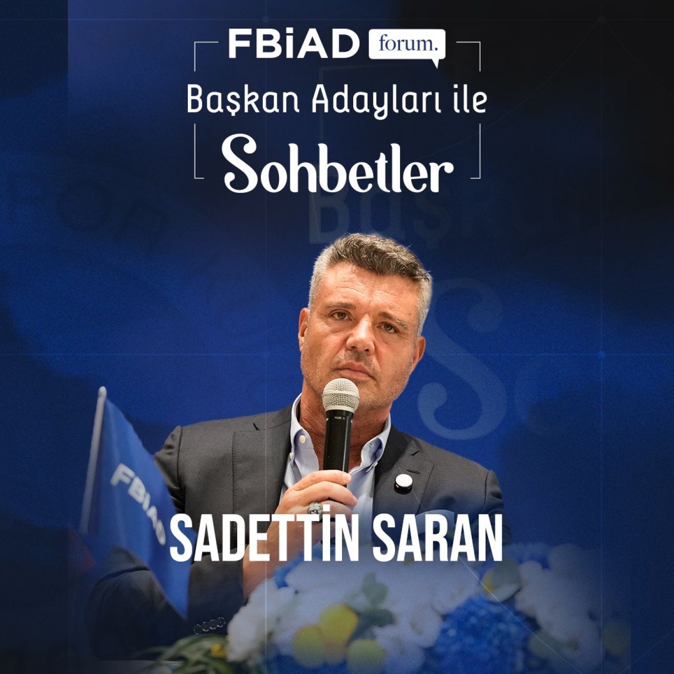 Başkan Adayları ile Sohbetler Etkinliğimizde Sadettin Saran'ı Ağırladık