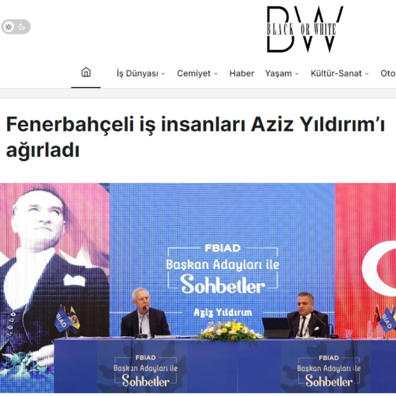 Fenerbahçeli İş İnsanları Aziz Yıldırım’ı Ağırladı