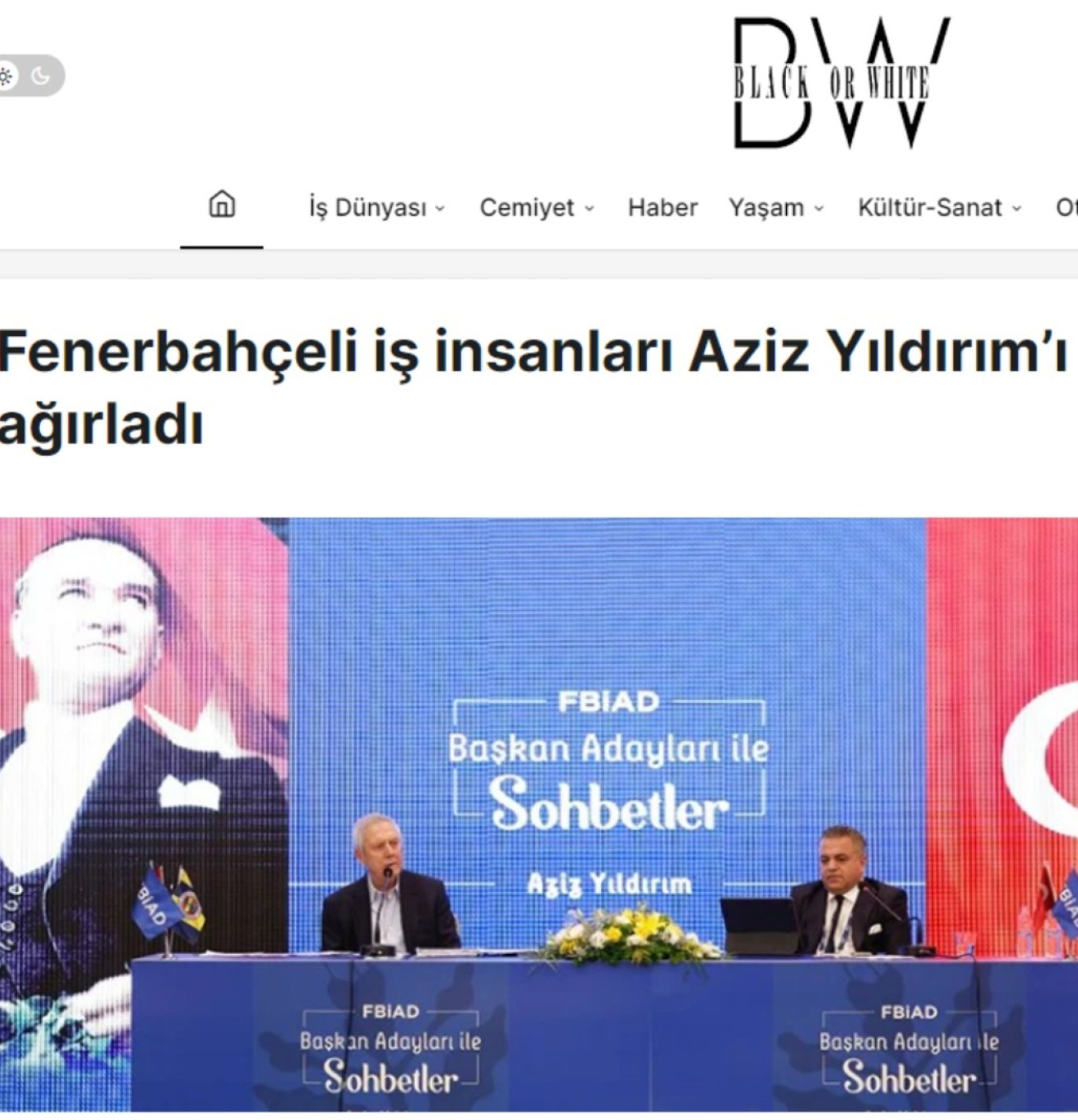 Fenerbahçeli İş İnsanları Aziz Yıldırım’ı Ağırladı