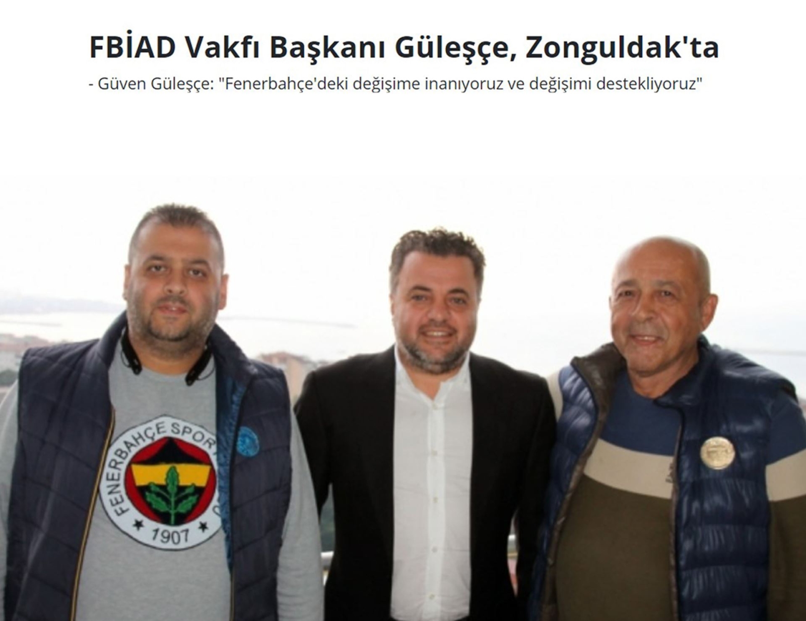 FBİAD Başkanı Güven Güleşce Zonguldak'ta!